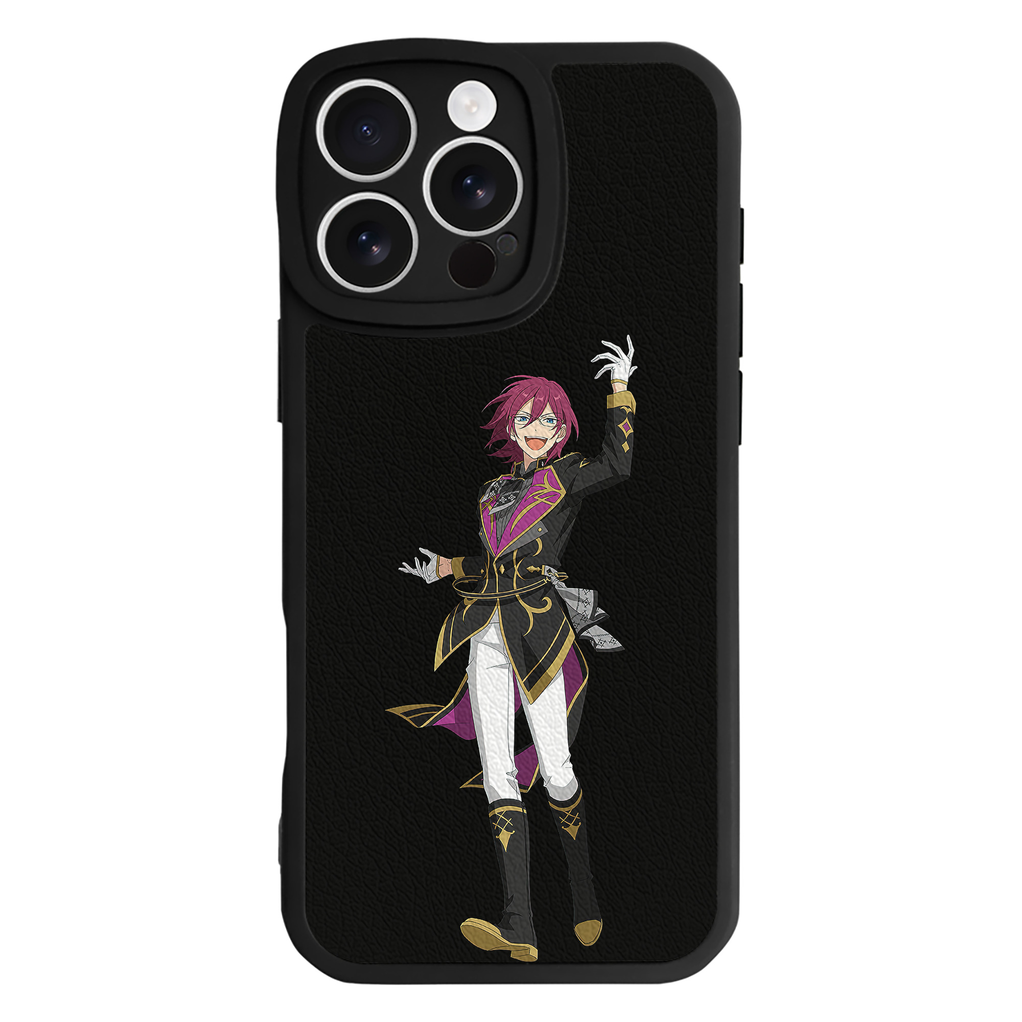 （画像用） あんさんぶるスターズ! Ensemble Stars 【iPhone 16シリーズ対応】シリコンスマホケース（レザー調） 材質：シリコン